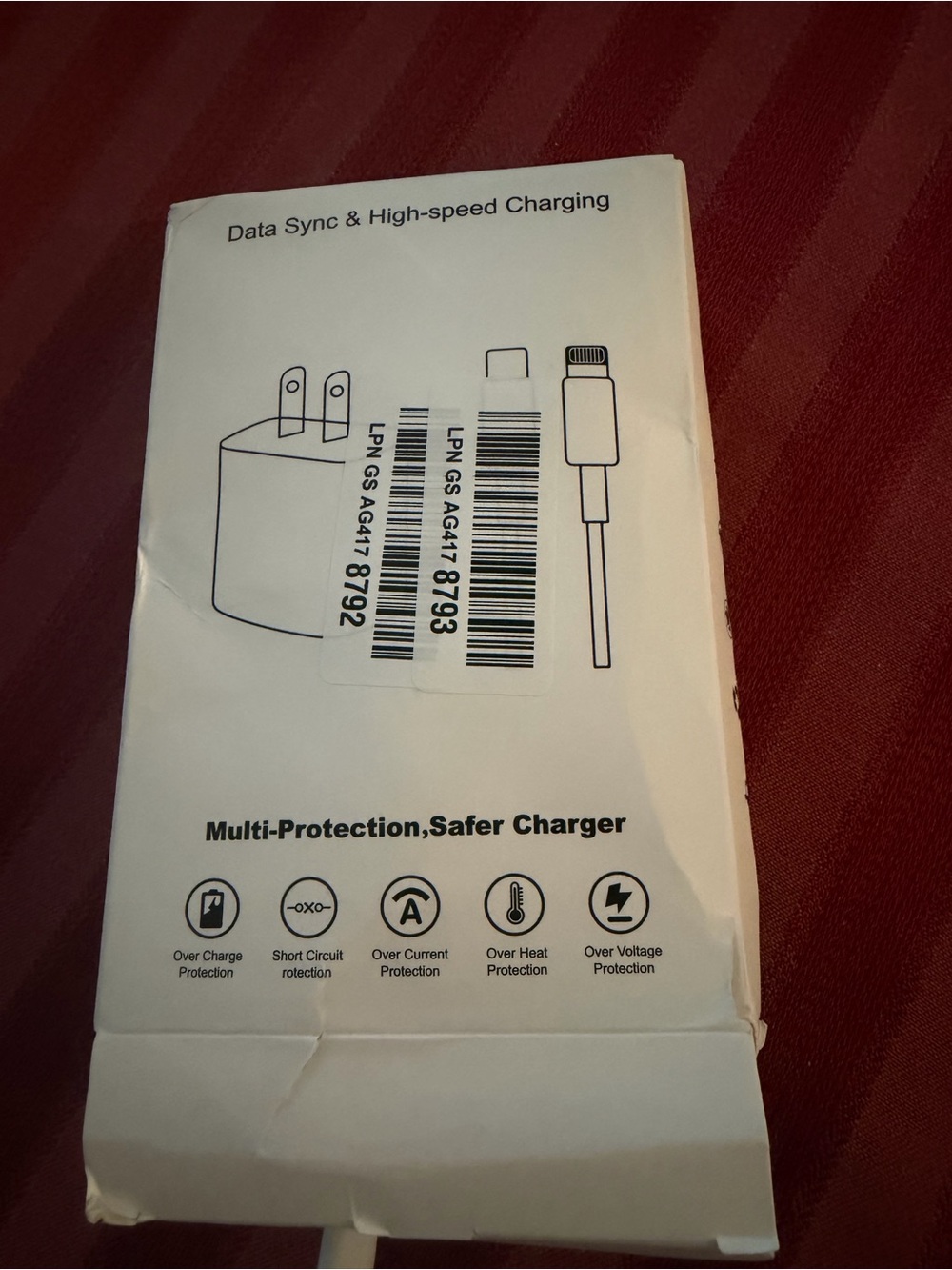 Universal USB Charging Adapter and Cable - White